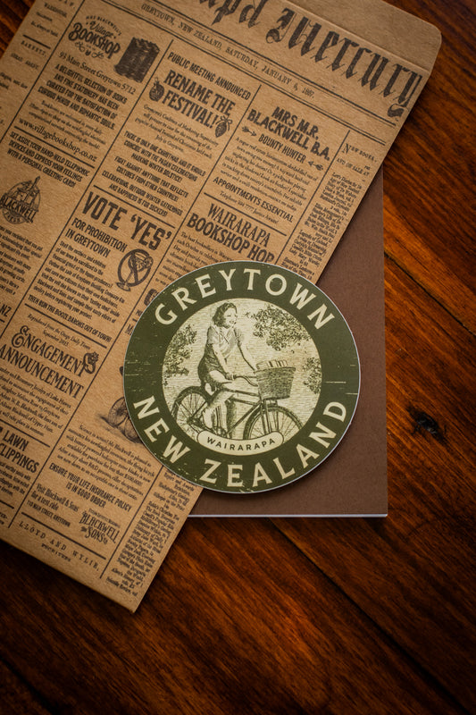 Greytown Circle Sticker (Large)