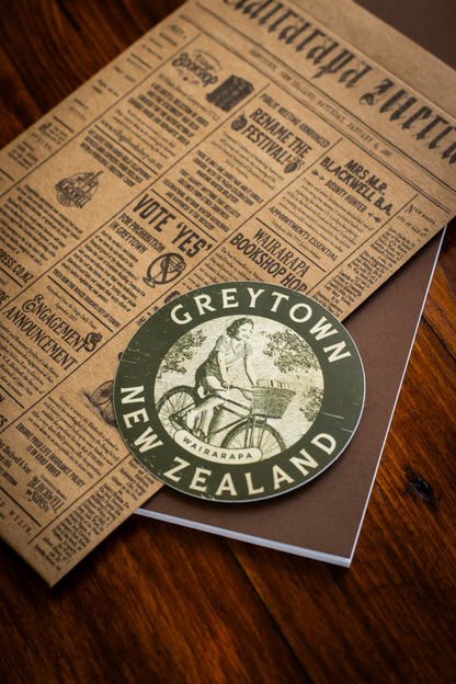 Greytown Circle Sticker (Large)