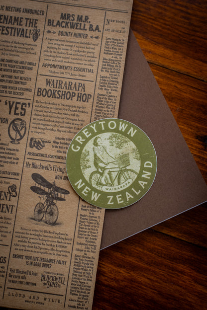 Greytown Circle Sticker (Small)