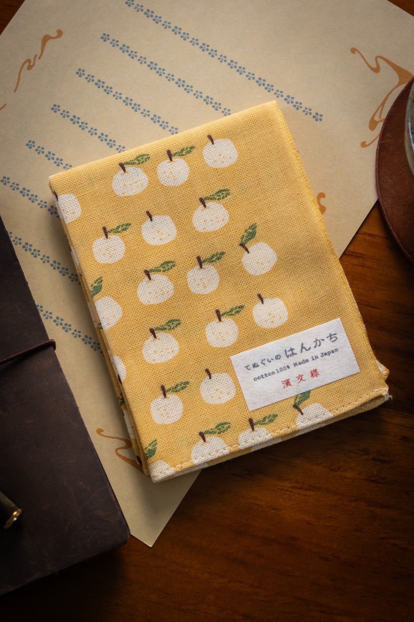 Japanese Handkerchief - Yuzu Yellow