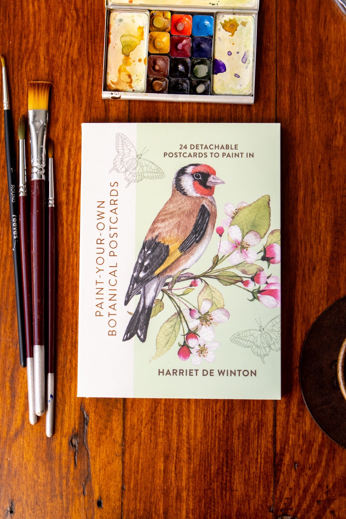 Paint-Your-Own Botanical Postcards