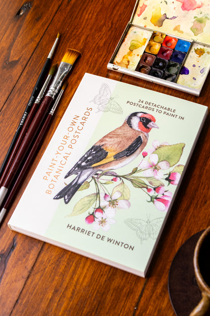 Paint-Your-Own Botanical Postcards