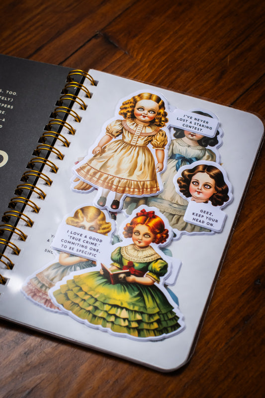 Haunted Dolls Sticker Book
