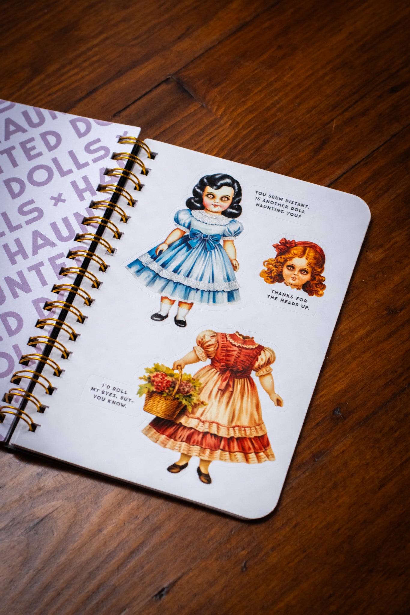 Haunted Dolls Sticker Book