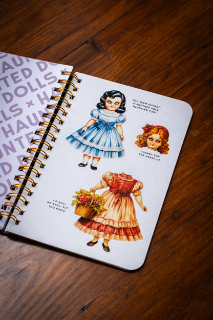 Haunted Dolls Sticker Book