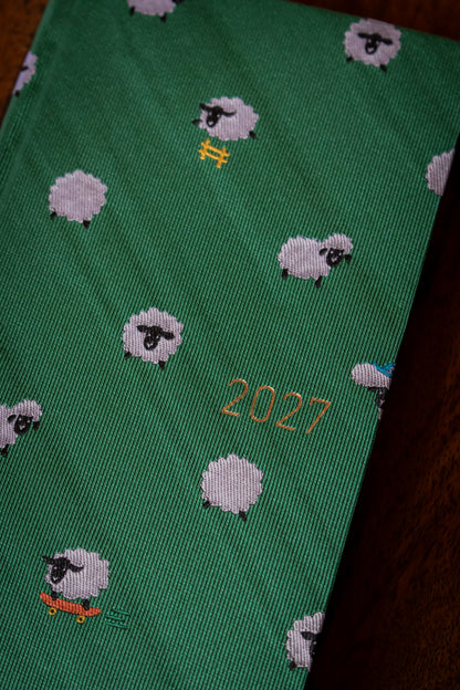 Hobonichi Weeks - Bow & Tie: Sheep Sheep Sheep (Mega)