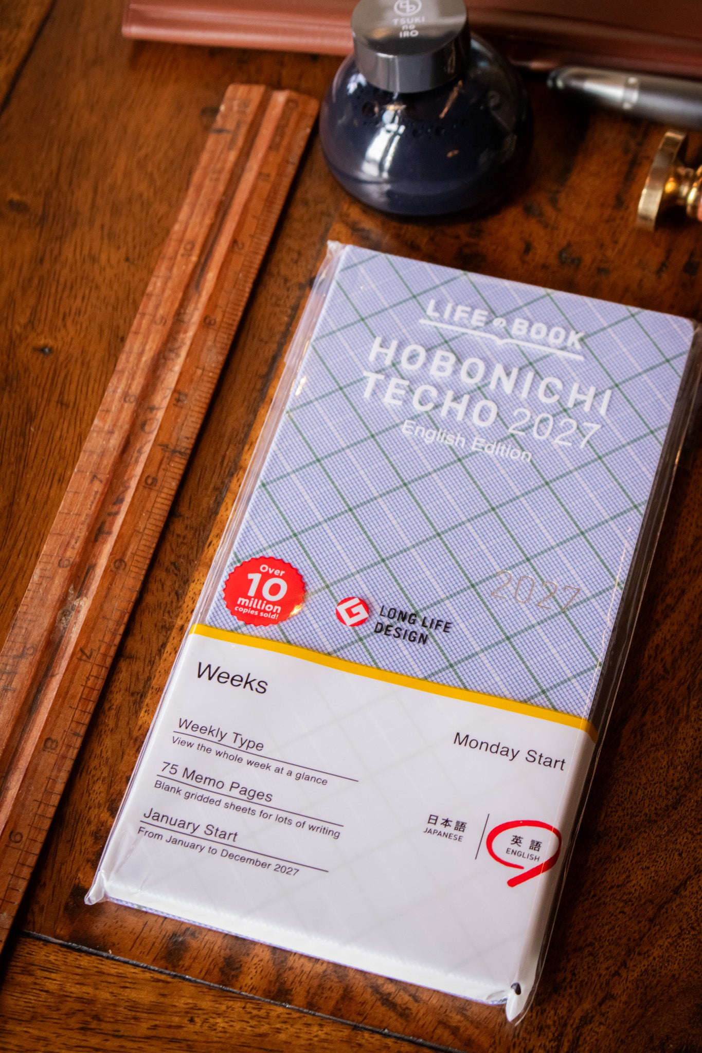 Hobonichi Weeks - Shirt Fabric: Graph Plaid