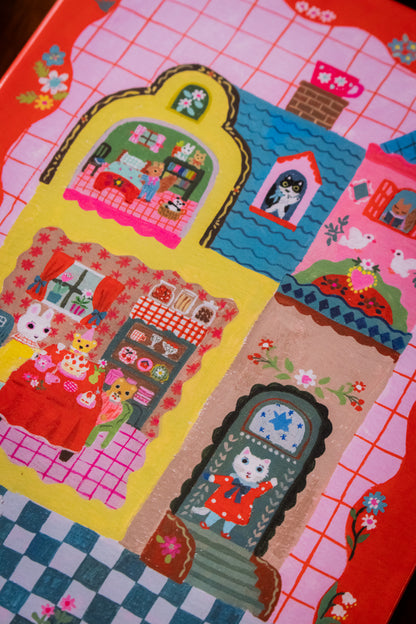 HON A5 -  Yumi Kitagishi: White Cat and Rabbit’s Tea Room