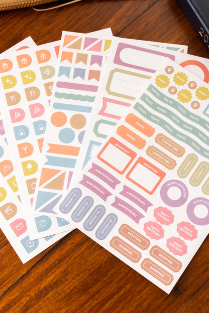 TSUKI no IRO - Schedule Sticker Set