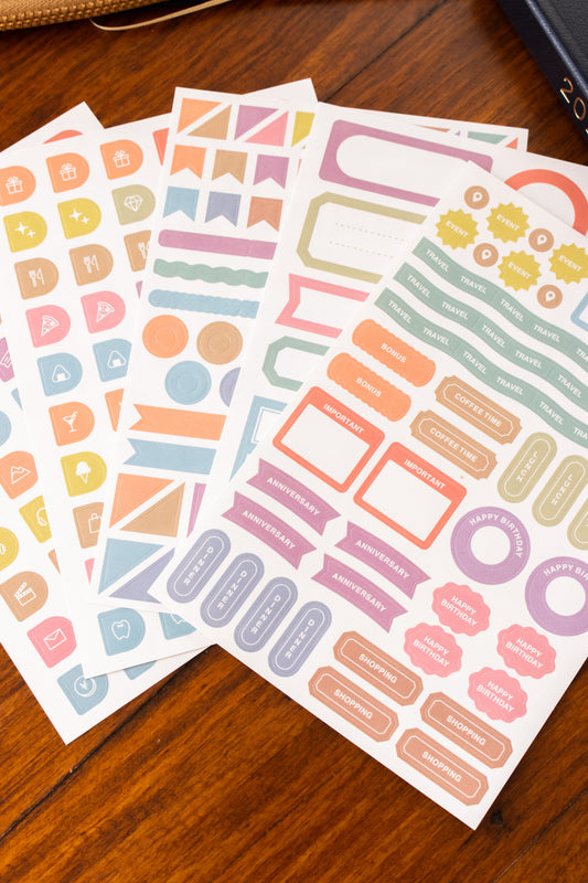 TSUKI no IRO - Schedule Sticker Set