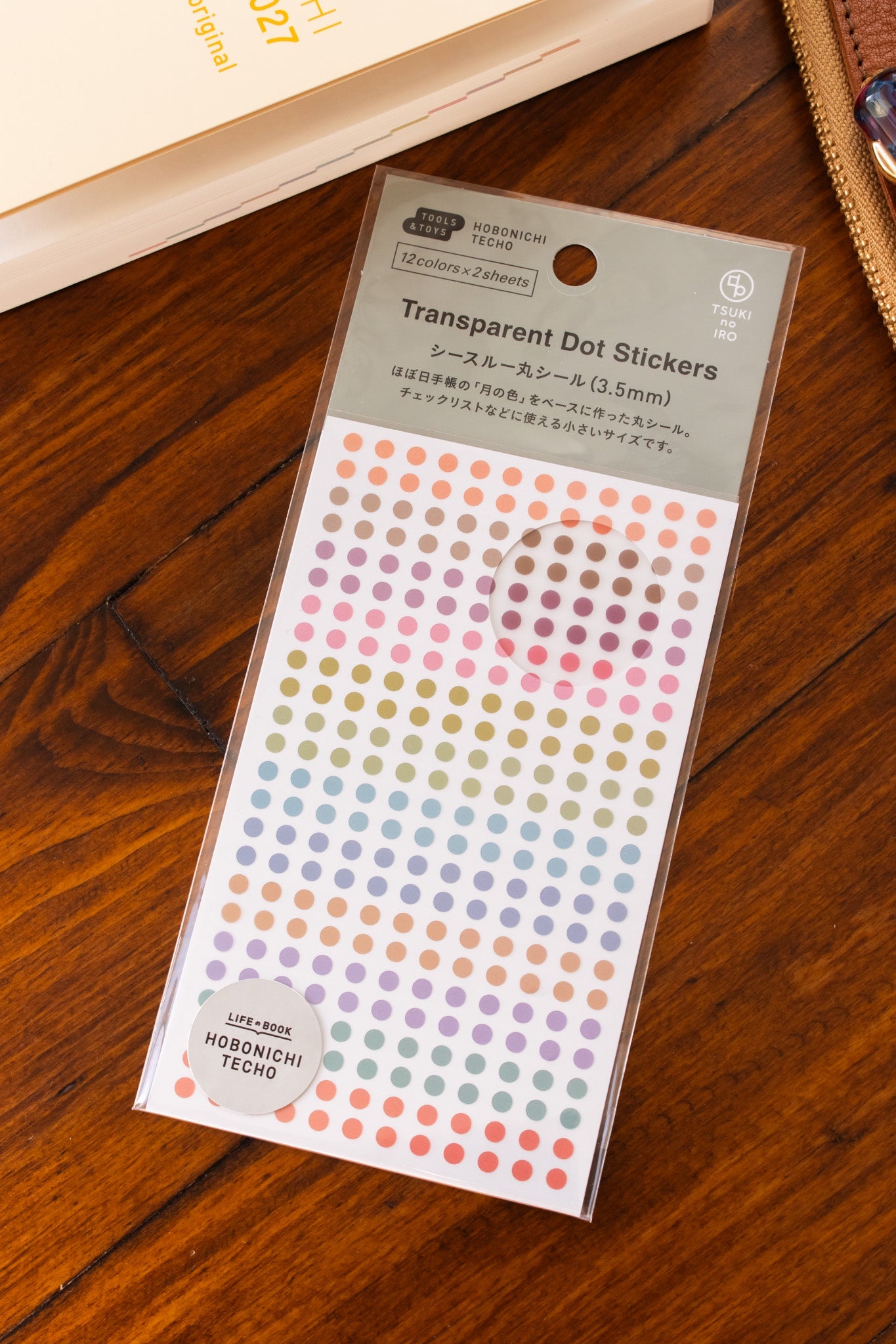 TSUKI no IRO - Transparent Dot Stickers 3.5mm