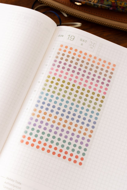 TSUKI no IRO - Transparent Dot Stickers 3.5mm