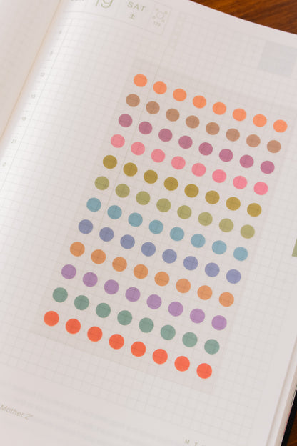 TSUKI no IRO - Transparent Dot Stickers 6mm