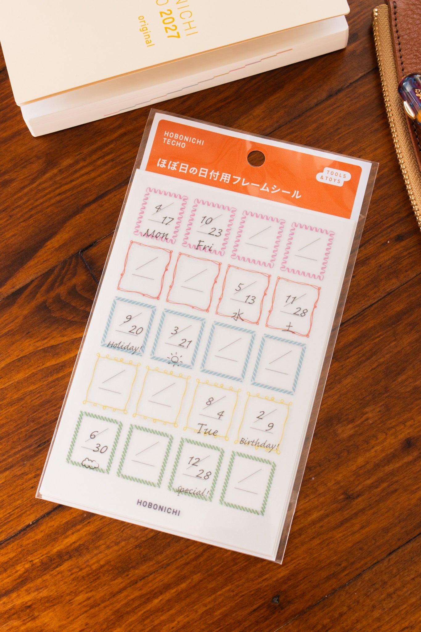 Hobonichi Frame Stickers for Dates