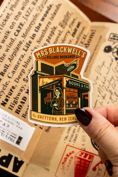 Mrs Blackwell's Shopfront Sticker