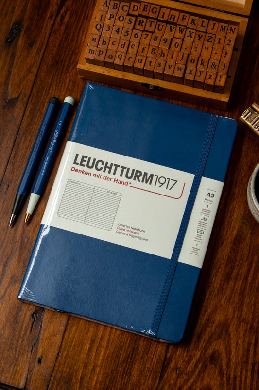 A5 Hard - Indigo Ruled