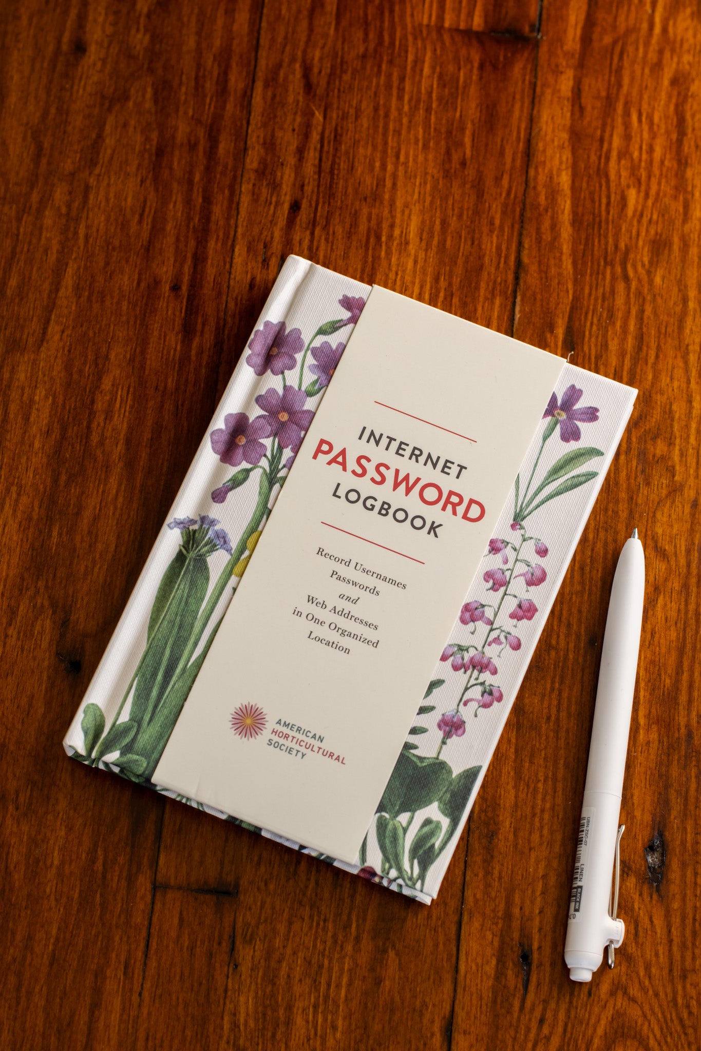 AHS Internet Password Logbook