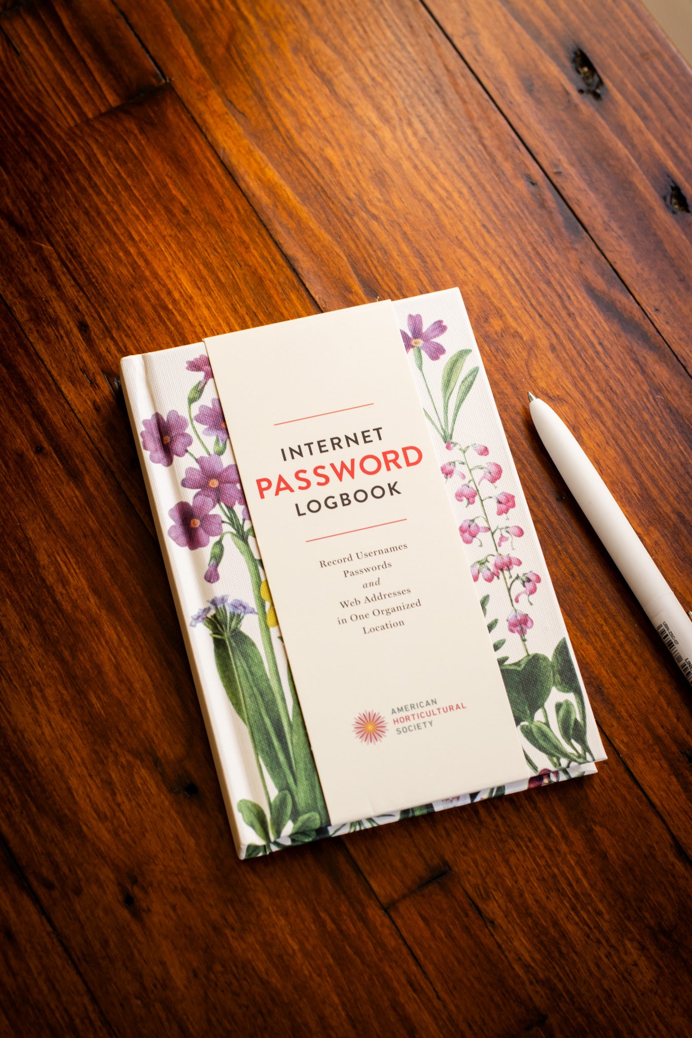 AHS Internet Password Logbook