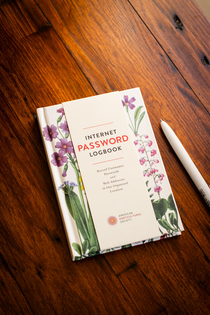 AHS Internet Password Logbook