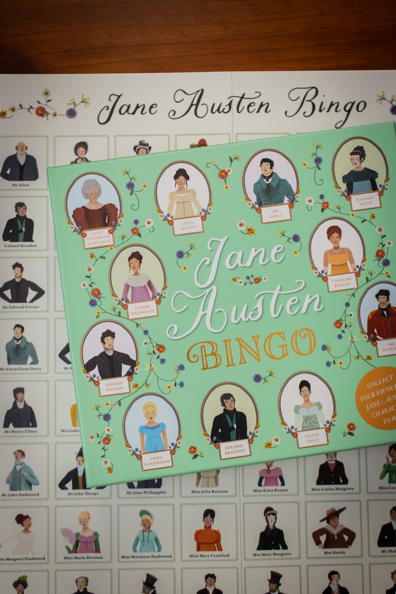 Jane Austen Bingo