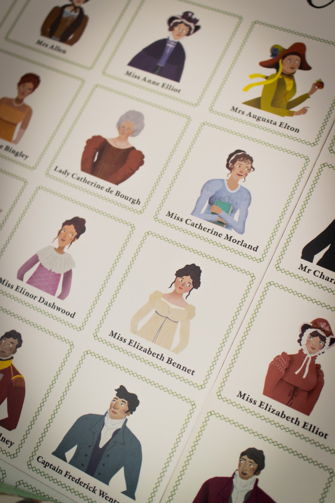 Jane Austen Bingo