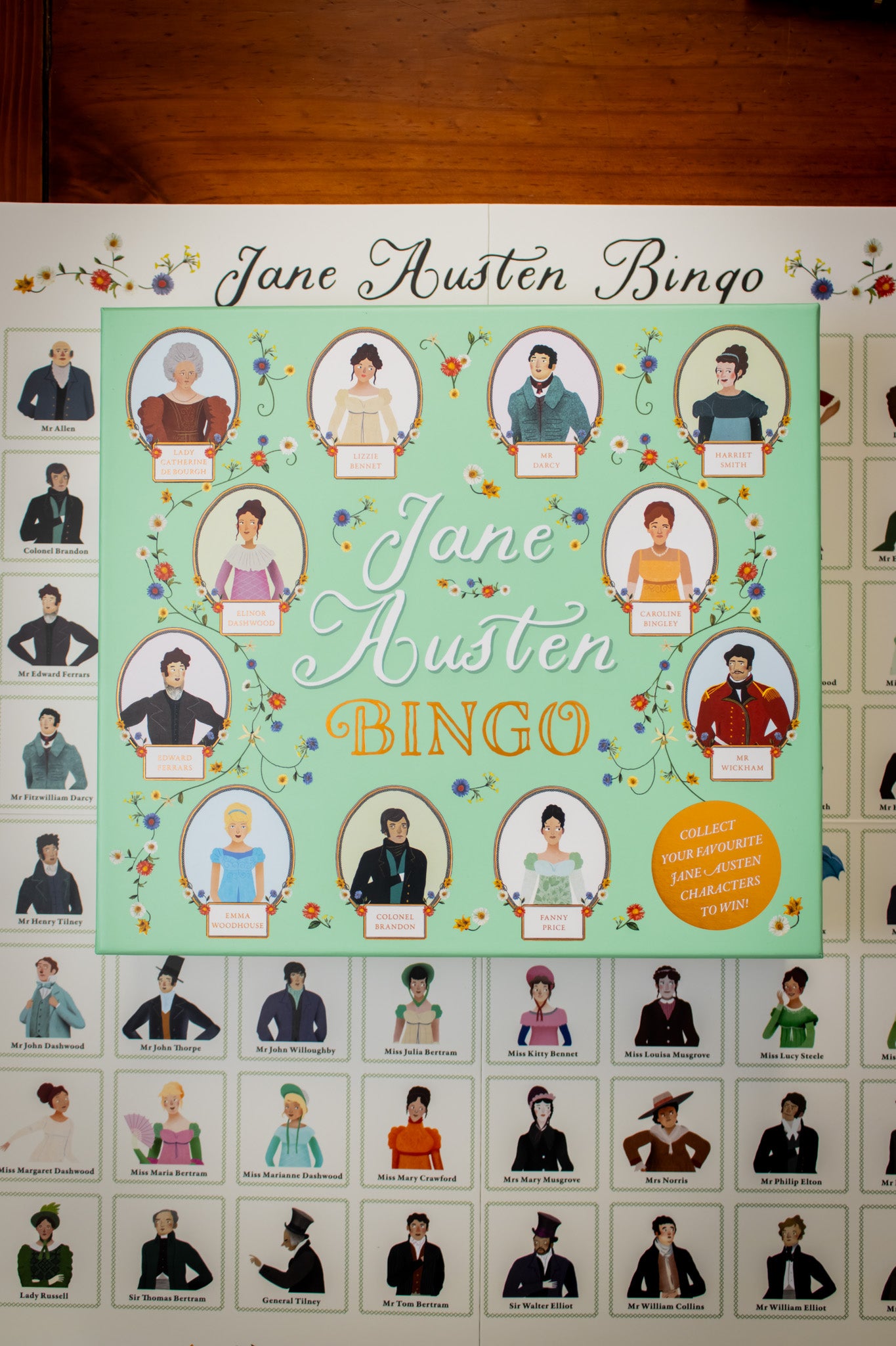 Jane Austen Bingo