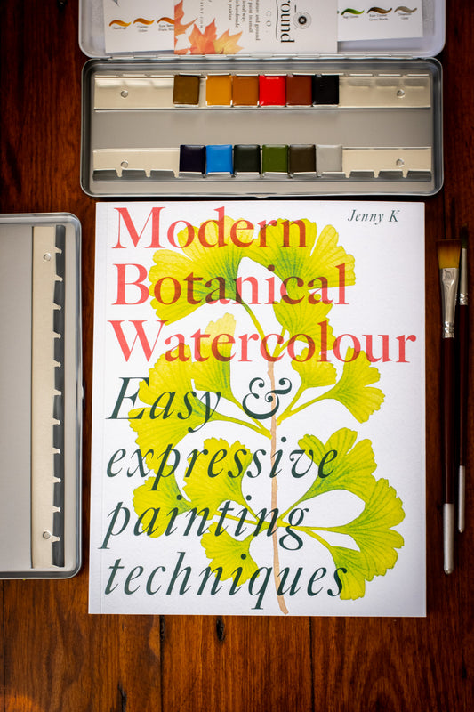 Modern Botanical Watercolor Painting