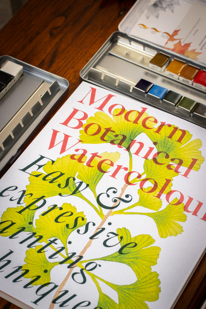 Modern Botanical Watercolor Painting