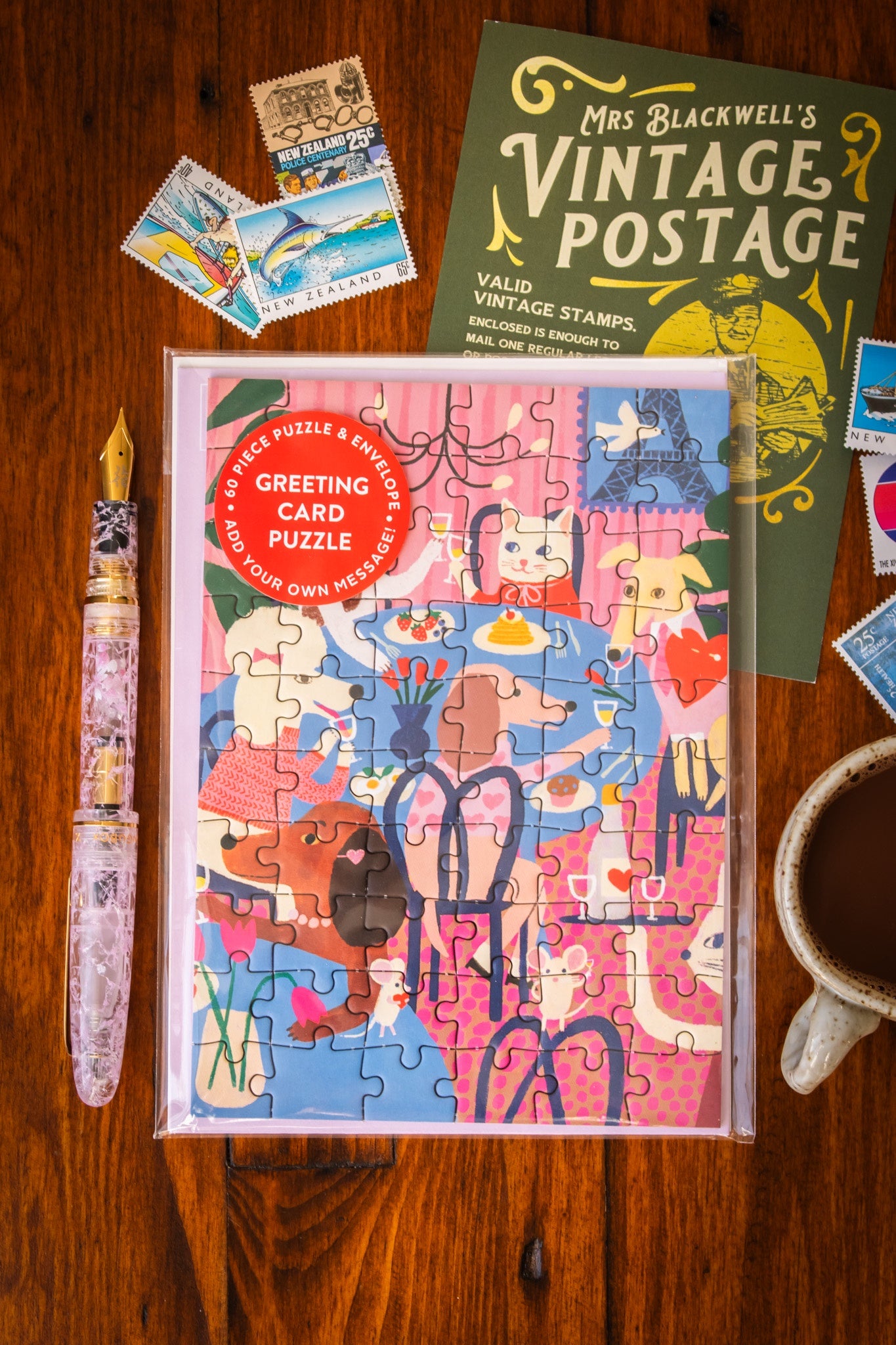Paws for Love Greeting Card Puzzle