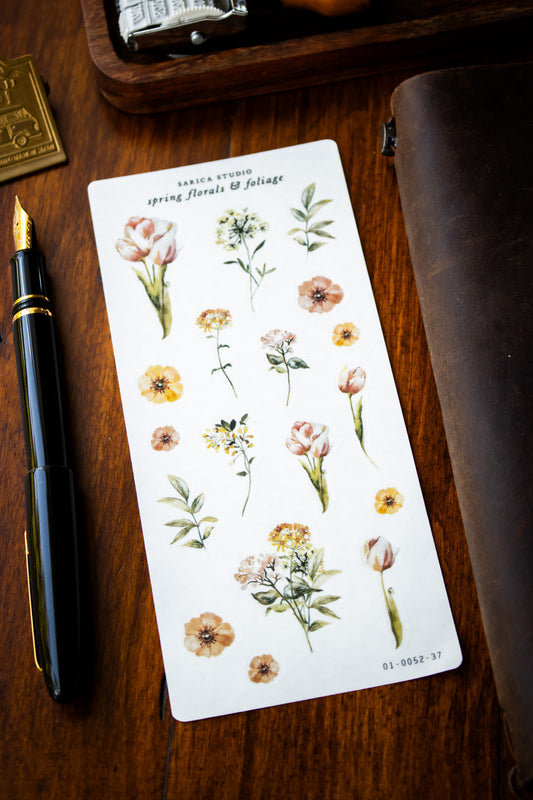 Spring Florals and Foliage Stickers