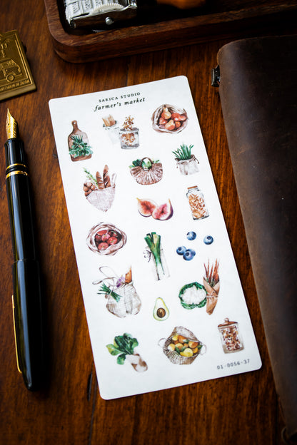 Farmer's Market Stickers