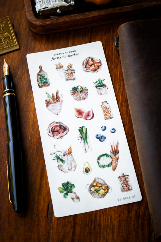 Farmer's Market Stickers