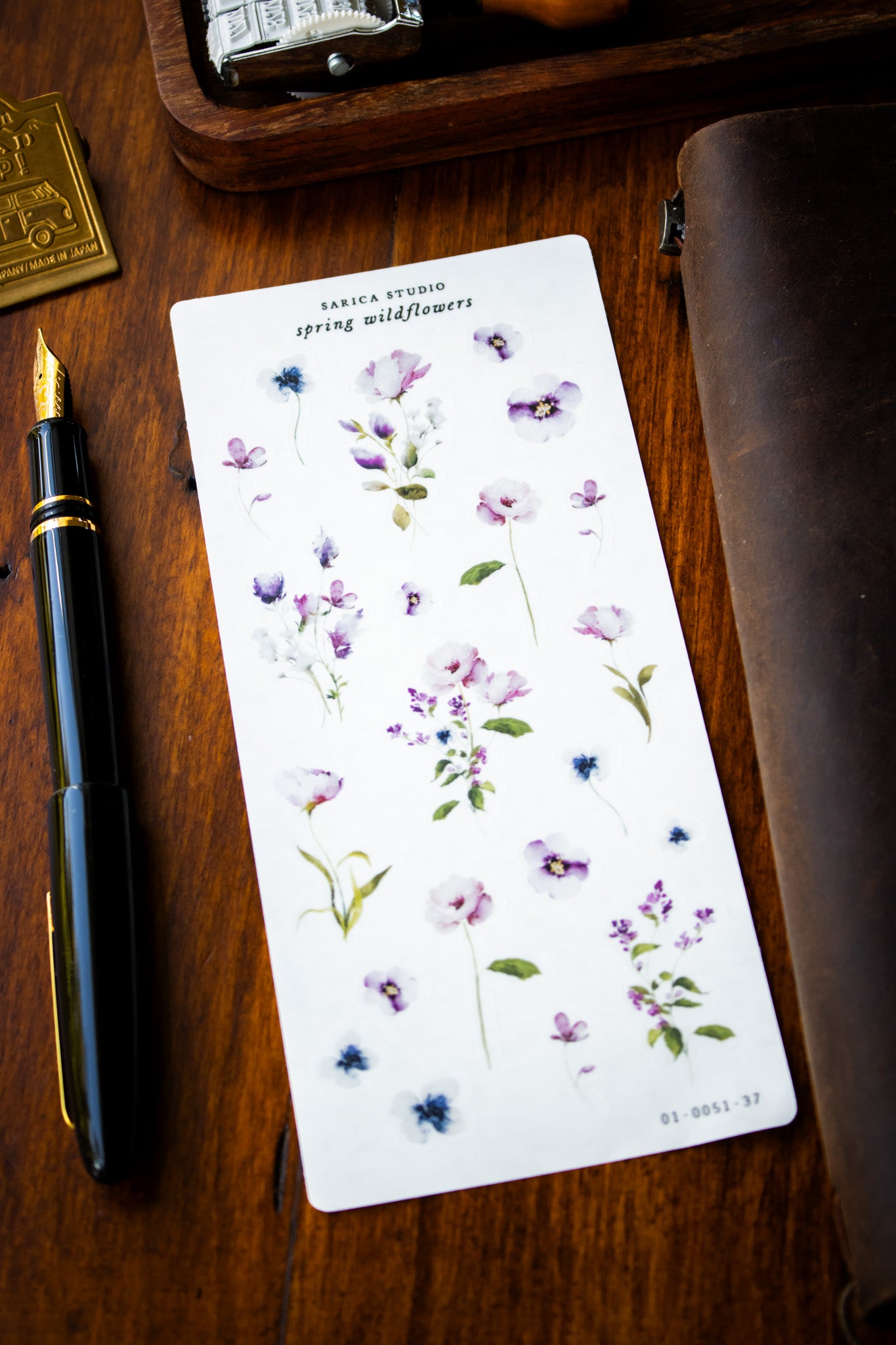 Spring Wildflower Stickers