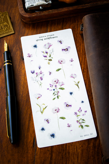 Spring Wildflower Stickers