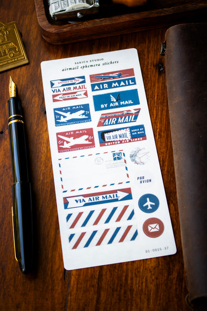 Airmail Ephemera Stickers