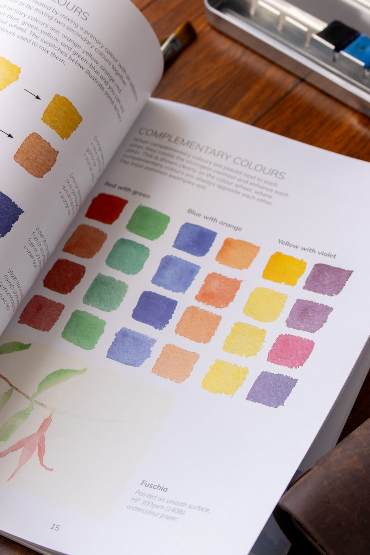 Colour Mixing Guide Watercolour Botanicals