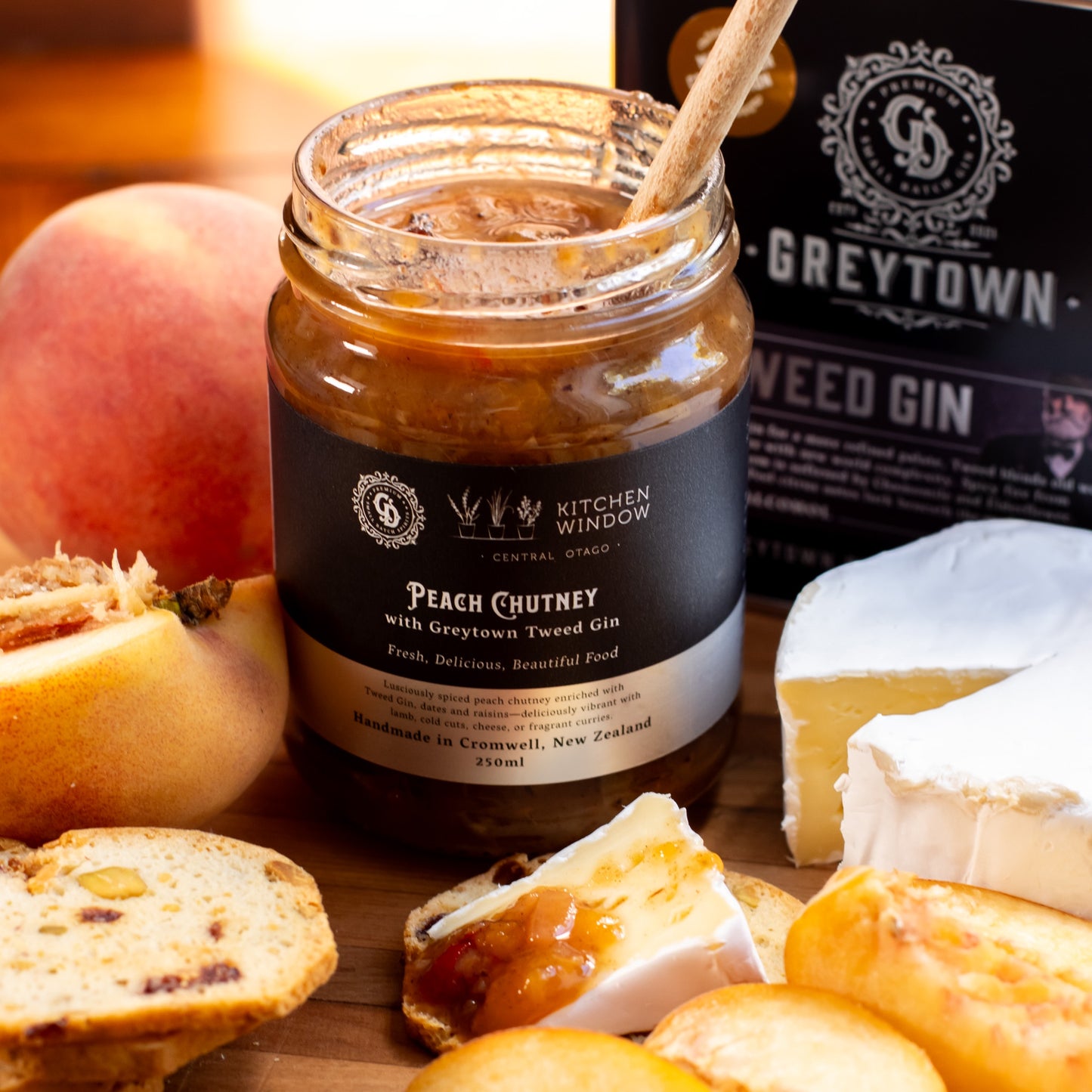 Peach Chutney with Tweed Gin