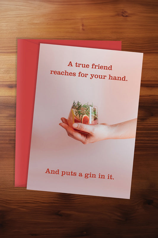 Put a Gin in Hand Card