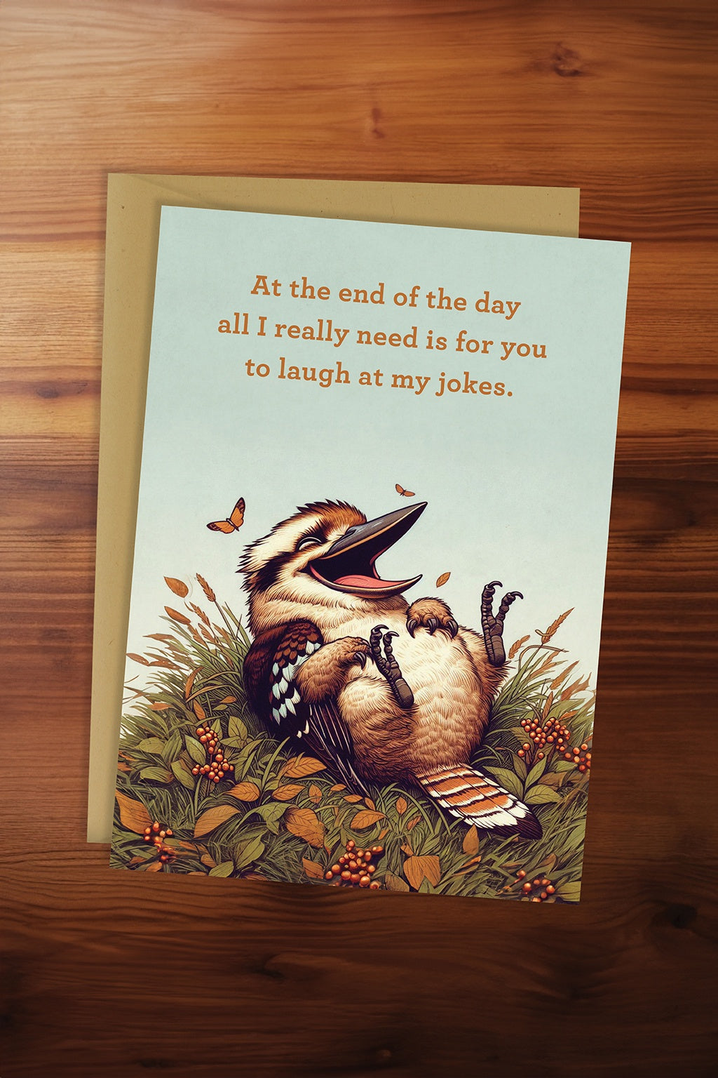 Laugh at My Jokes Card