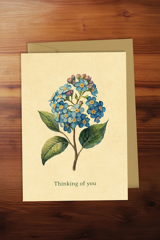 Thinking of You Forget-me-Not Card