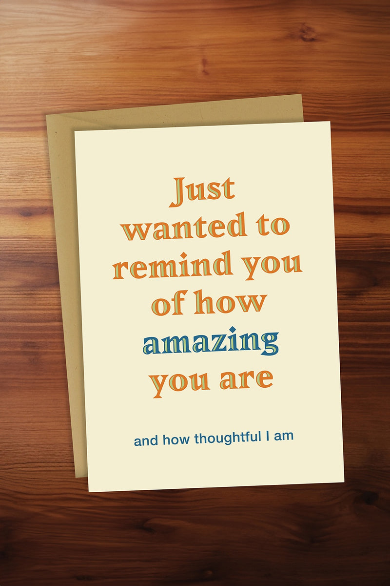 You’re Amazing Card