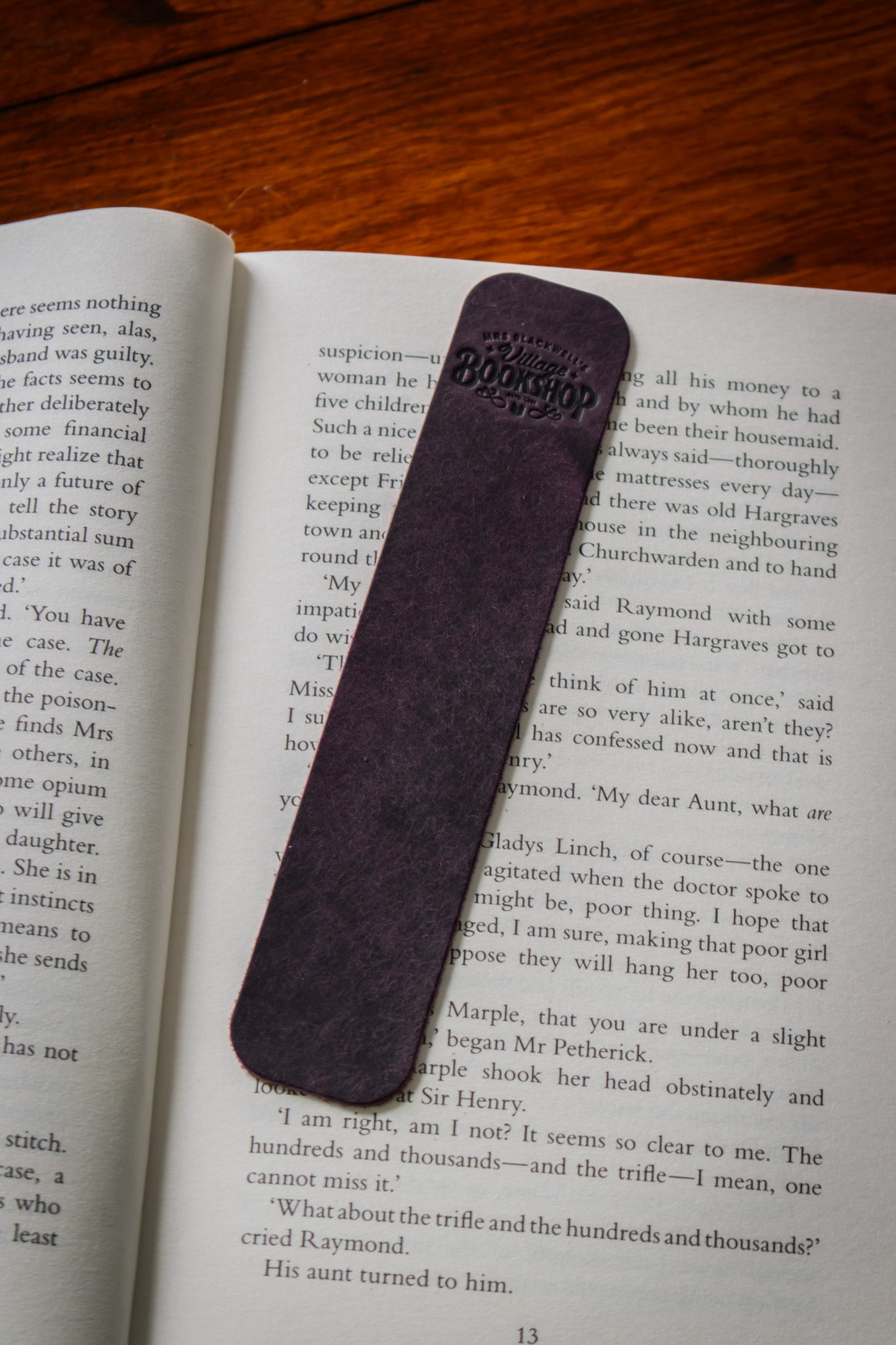 Leather Bookmark