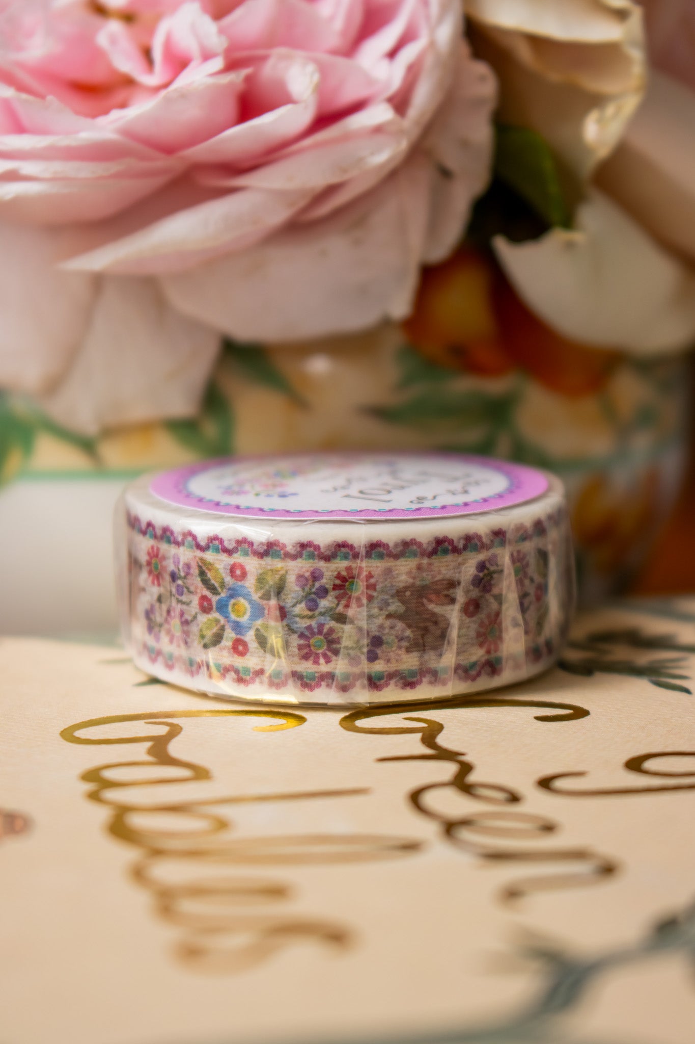 Washi Tape - Folk Art Pink