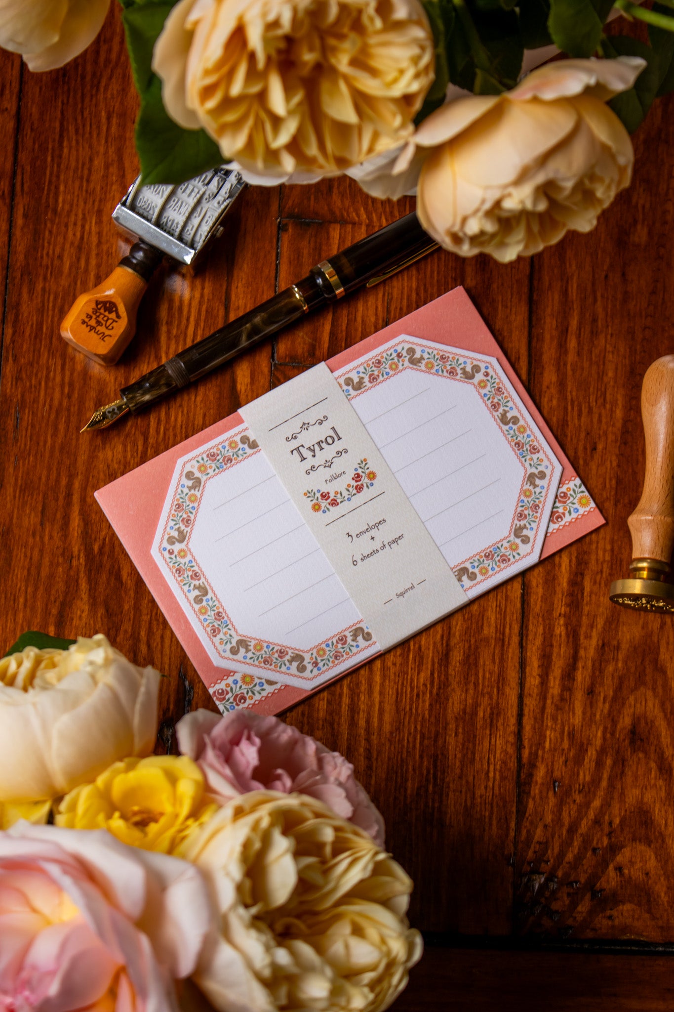 Mini Letter Set - Persimmon