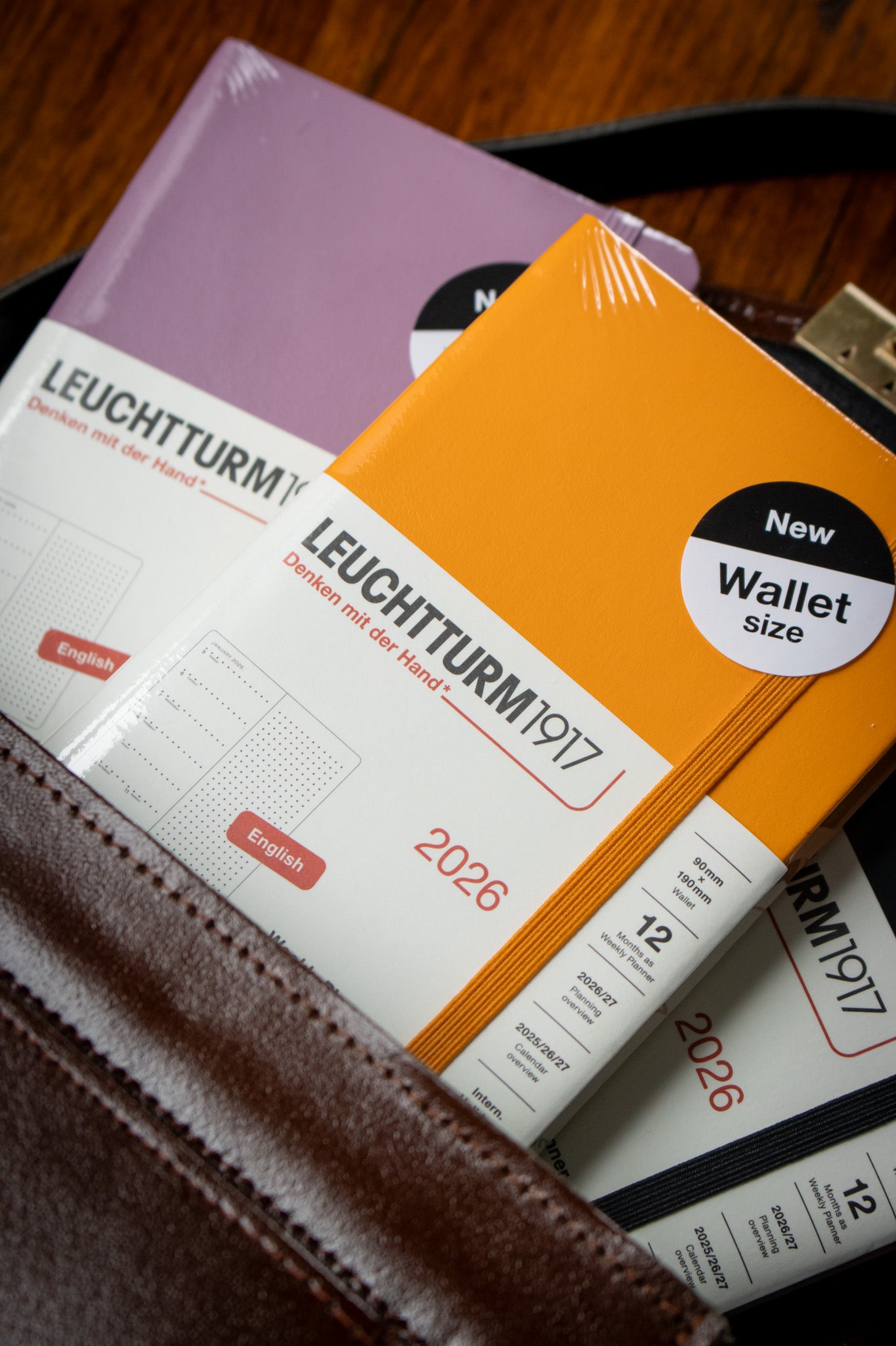 2026 Weekly Planner + Notebook -  Wallet Rising Sun