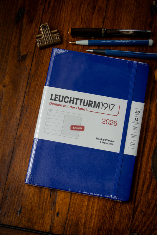 2026 Weekly + Notebook - A5 Hardcover Ink