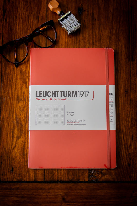 B5 Softcover - Fox Red Dotted