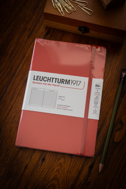 B6 Softcover - Fox Red Ruled