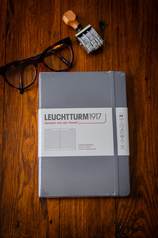 A5 Hard - Anthracite Ruled