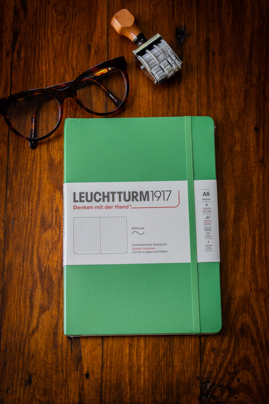 A5 Softcover - Spring Leaf Dotted